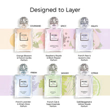 Load image into Gallery viewer, Michel - French Pear & Queen's Lilac Parfum - With Complimentary Layering Kit