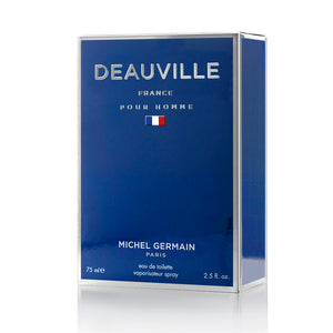 Deauville Michel Germain Yacht Club cologne packaging blue yacht man fragrance box