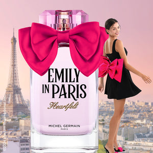 Emily in Paris outfit and fragrance from Emily in Paris Season 4 on Netflix.