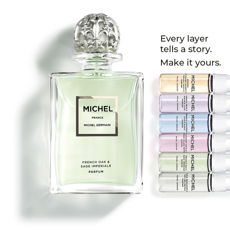 Michel - French Oak & Sage Imperiale Parfum With 6 Piece Layering Kit