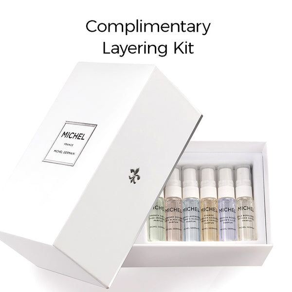 Michel - French Pear & Queen's Lilac Parfum - With Complimentary Layering Kit
