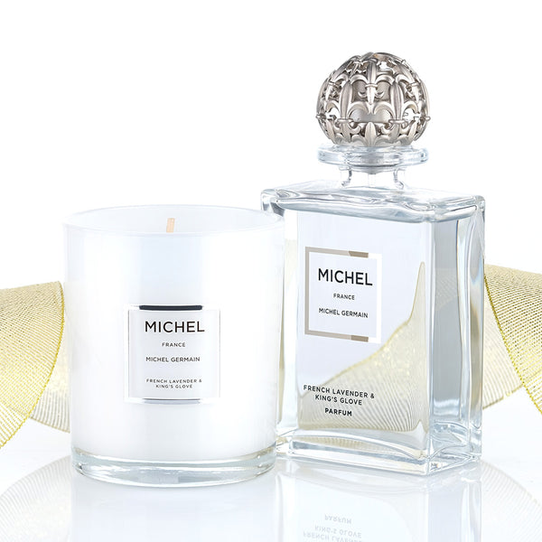 Michel - French Lavender & King's Glove Parfum & Candle Bundle