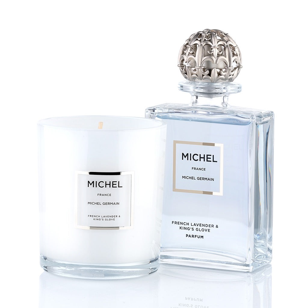 Michel - French Lavender & King's Glove Parfum & Candle Bundle (Value $380)