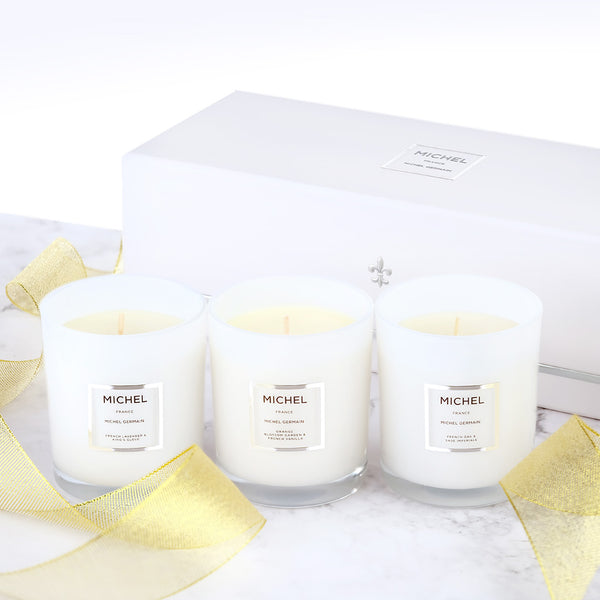 Michel Parfum Candle Set (Value $225)