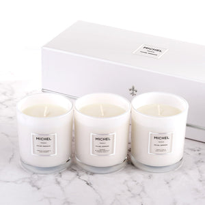 Free Gift Over £70 - Michel Parfum Candle Set (£225 Value)