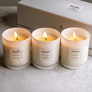 Free Gift Over £70 - Michel Parfum Candle Set (£225 Value)