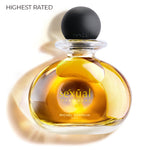 Elegant shadowed view of Pour Homme cologne bottle by Michel Germain