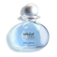  Michel Germain Sexual Steel cologne perfume bottle with sleek blue design