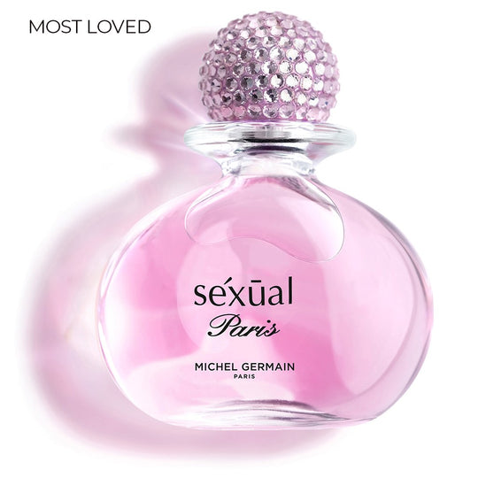 Michel Germain Sexual Paris - best-selling perfume Paris fragrance with jeweled pink bottle