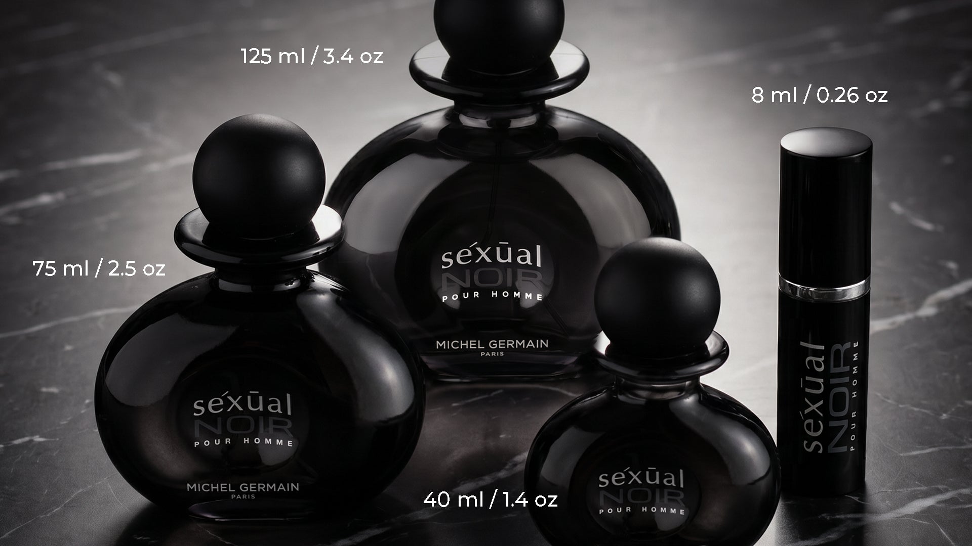 Sexual Noir Pour Homme 3-Piece Cologne Gift Set – Michel Germain