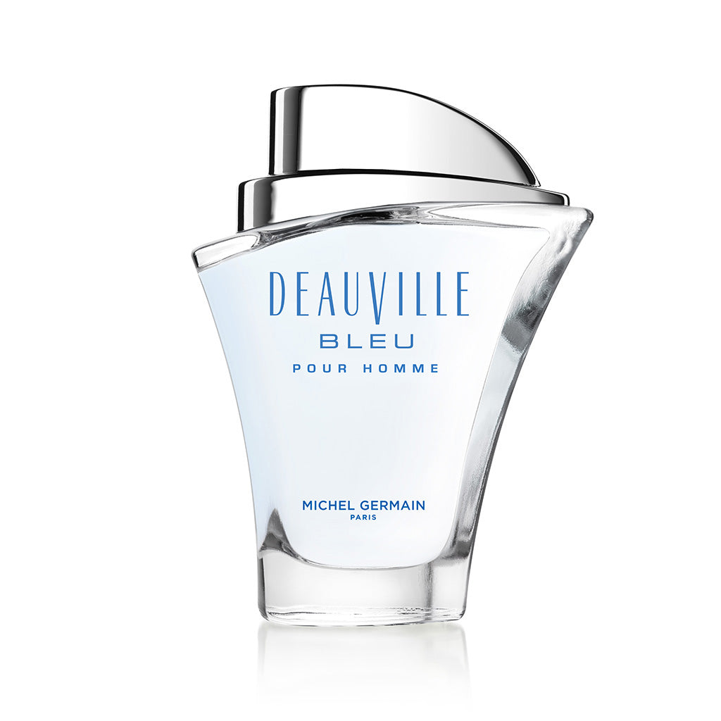 Deauville Bleu Pour Homme by Michel Germain – refreshing blue cologne for men with modern, elegant design