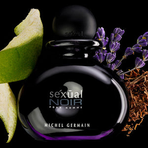 Michel Germain Sexual Noir Pour Homme Eau de Toilette Travel Spray, 0.26 fl oz